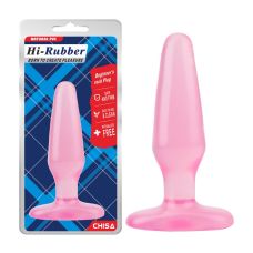 Анальная пробка на присоске розового цвета Chisa Beginners rock Plug