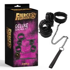 Набір для бондажу БДСМ чорного кольору Chisa Fierce Euphoria