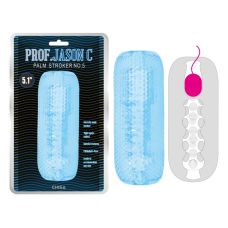 Насадка на член блакитного кольору Chisa Palm Stroker 5