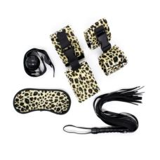 Набір БДСМ для постільних ігор з 5 предметів леопардового кольору Shades of Love