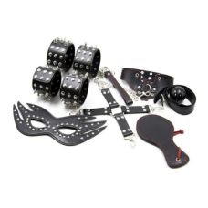 Набір з 5 предметів БДСМ для постільних ігор чорного кольору Shades of Love