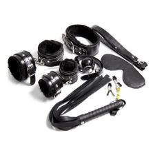 Набір БДСМ для постільних ігор з 7 предметів чорного кольору Shades of Love