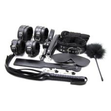 Набір БДСМ для постільних ігор з 10 предметів чорного кольору Shades of Love