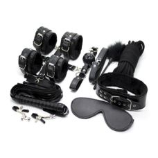 Набір БДСМ для постільних ігор з 10 предметів чорного кольору Shades of Love