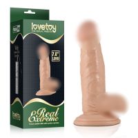 Фаллоимитатор на присоске телесного цвета Lovetoy Real Extreme Dildo
