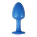 Анальная пробка голубого цвета с кристаллом синего цвета Lovetoy Rosebud Plug
 Анальная пробка голубого цвета с кристаллом синего цвета Lovetoy Rosebud Plug