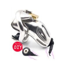 Пояс верности для члена с электрошоком из нержавеющей стали