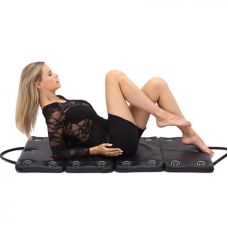 Фиксатор для тела БДСМ со складными бондажными подушечками для рук и ног черного цвета Uabdsm