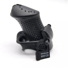 Пояс вірності для чоловіків із перфорованою конструкцією чорного кольору Uabdsm