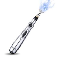 Електростимуляція з кліторальною ручкою для сосків сріблястого кольору Uabdsm