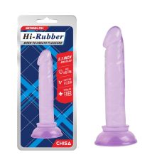 Анальний вібратор на присоску реалістичний фіолетового кольору Chisa Mini Dildo