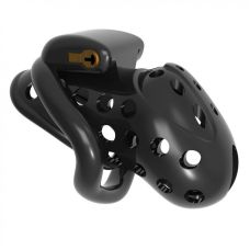 Пояс вірності чоловічий БДСМ з повітропроникними порами чорного кольору Uabdsm розмір Small