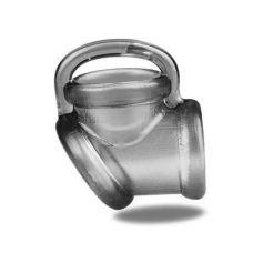 Фиксатор для пениса и яичек серебристого цвета Uabdsm Male Scrotal 