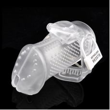 Пояс вірності для чоловіків з перфорованою конструкцією прозорого кольору Uabdsm розмір Standart