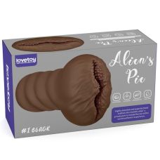 Мастурбатор вагіна для чоловіків коричневого кольору Lovetoy Aliens Pie Masturbator №1