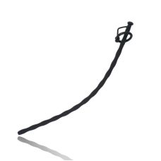 Уретральна силіконова трубка чорного кольору Bdsm4u urethral tube