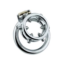 Пояс вірності чоловічий із медичної нержавіючої сталі сріблястого кольору Bdsm4u ZC213