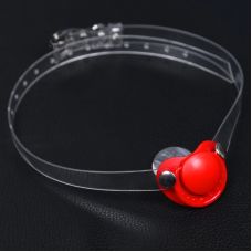 Кляп в виде соски БДСМ красного цвета Bdsm4u 