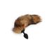 Анальная металлическая пробка черного цвета с хвостом Chisa Furry Anal Plug Анальная металлическая пробка черного цвета с хвостом Chisa Furry Anal Plug