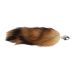 Анальний металевий затор сріблястого кольору з хвостом Chisa Fluffy Fox Plug Анальний металевий затор сріблястого кольору з хвостом Chisa Fluffy Fox Plug