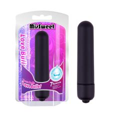 Вибропуля для стимуляции клитора черного цвета Chisa 