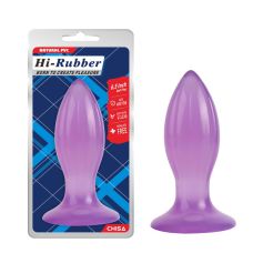 Анальная пробка на присоске фиолетового цвета Butt Plug Chisa