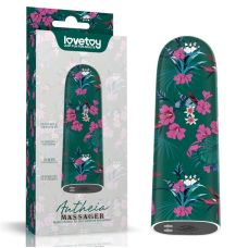 Компактный вибратор для клитора с принтом Lovetoy Rechargeable Antheia Massager