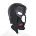 Бандажна маска БДСМ зі знімними елементами неопренова чорного кольору Bdsm4u