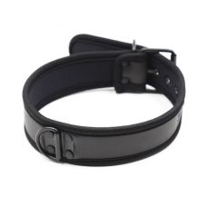 Нашийник БДСМ регульований неопреновий чорного кольору Bdsm4u