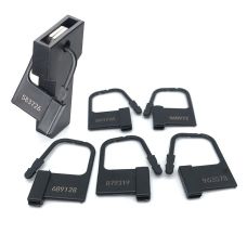 Форма для зберігання ключа від пояса вірності з фіксацією номерним знаком чорного кольору Bdsm4u