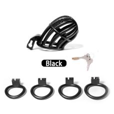 Пояс вірності для чоловіків за 3D технологією чорного кольору Bdsm4u Honeycomb