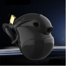 Мужчкой пояс верности для БДСМ на член черный из силикона