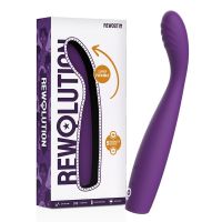 Вібратор для точки G фіолетового кольору Rewolution Rewostim Flexible Vibrator