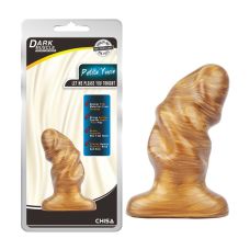 Анальная пробка в форме пениса бронзового цвета Chisa Petite Yucie