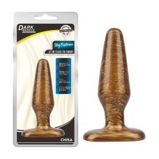 Анальная пробка конусной формы бронзового цвета Chisa Stag Kaufmann