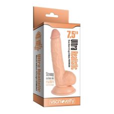 Фалоімітатор реалістичний на присосці тілесного кольору Vscnovelty Suction Cup довжина 180 мм