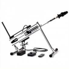 Секс машина премиум класса с пультом ДУ серебристого цвета Bdsm4u