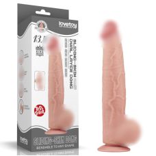 Величезний фалоімітатор реалістичний зі знімною присоскою тілесного кольору Lovetoy