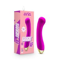 Вибратор вагинальный и для точки G розового цвета Blush Aria Bangin AF