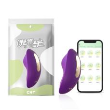 Вібротрусики для стимуляції клітора фіолетового кольору з керуванням зі смартфона Cnt ake Over Panty