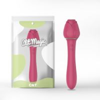 Вакуумный клиторальный стимулятор с функцией подогрева красного цвета Cnt Delight Massager