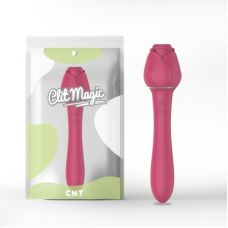 Вакуумный клиторальный стимулятор с функцией подогрева красного цвета Cnt Delight Massager