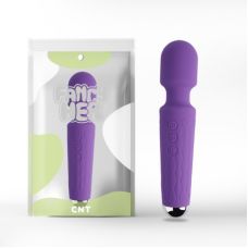 Вібромасажер Ванд у формі мікрофона фіолетового кольору Cnt Knight