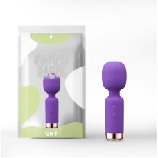 Клиторальный вибратор в форме микрофона фиолетового цвета Cnt Knight at Night 