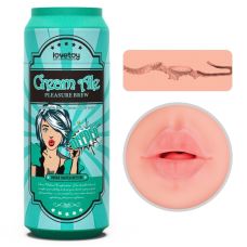 Мастурбатор ротик для мужчин телесного цвета Lovetoy Cream Ale
