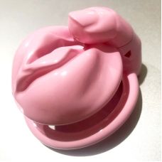 Пояс верности мужской БДСМ с замком розового цвета Bdsm4u