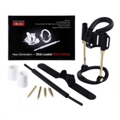 Екстендер для збільшення розмірів пеніса чорний Bdsm4u Edge Penis