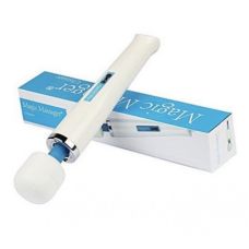 Вибромассажер Ванд в виде микрофона универсальный белого цвета Bdsm4u