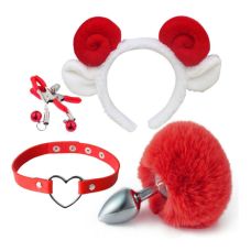 Набір аксесуарів для дорослих ігор Red Lamb Set червоний