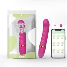 Смарт вібратор вагінальний та для стимуляції точки G рожевого кольору Cnt Take Over The Swirl